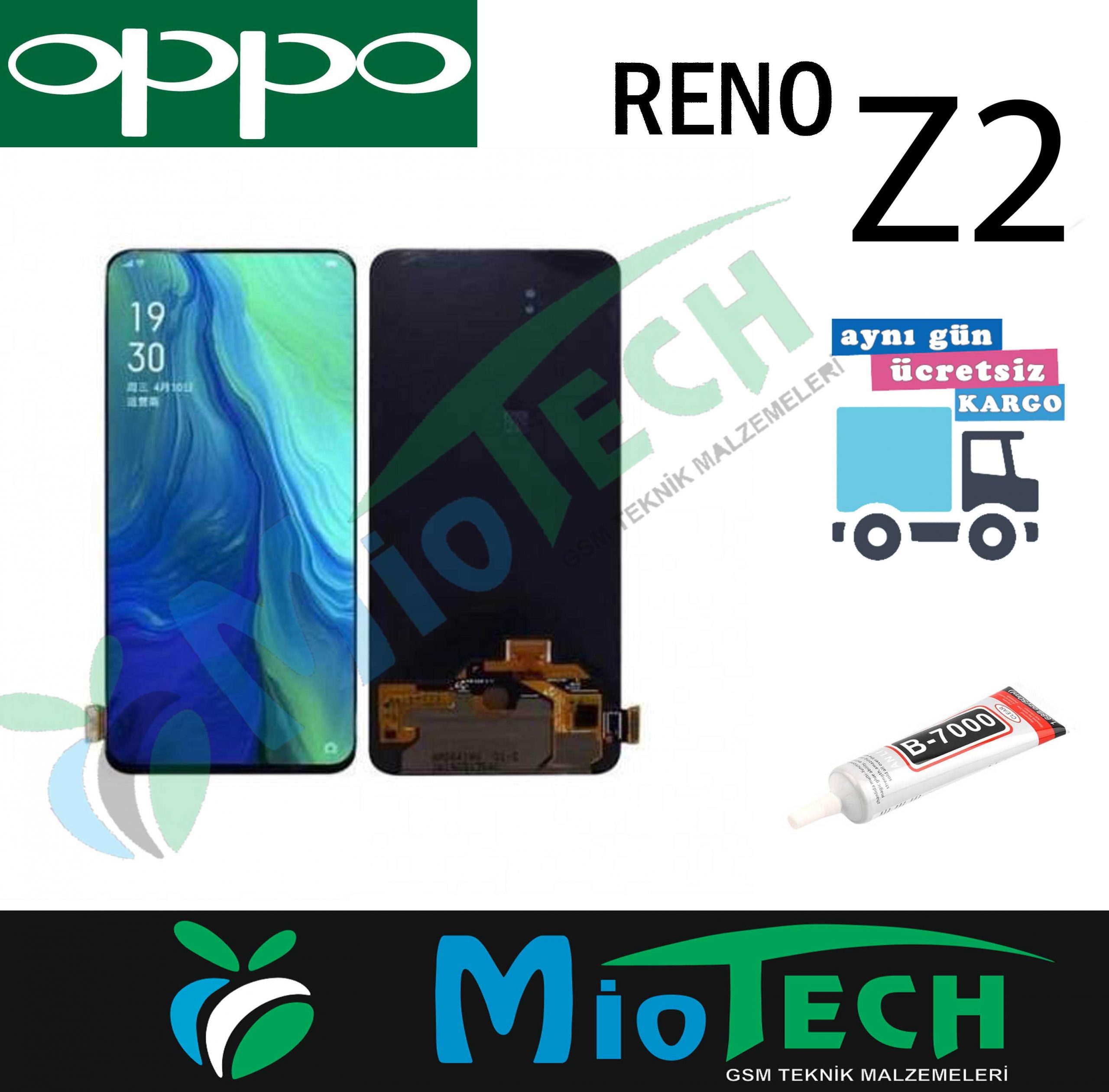 OPPO RENO Z2 LCD EKRAN DOKUNMATİK ORJINAL YAPIŞTIRICI HEDİYELİ – MİO TECH